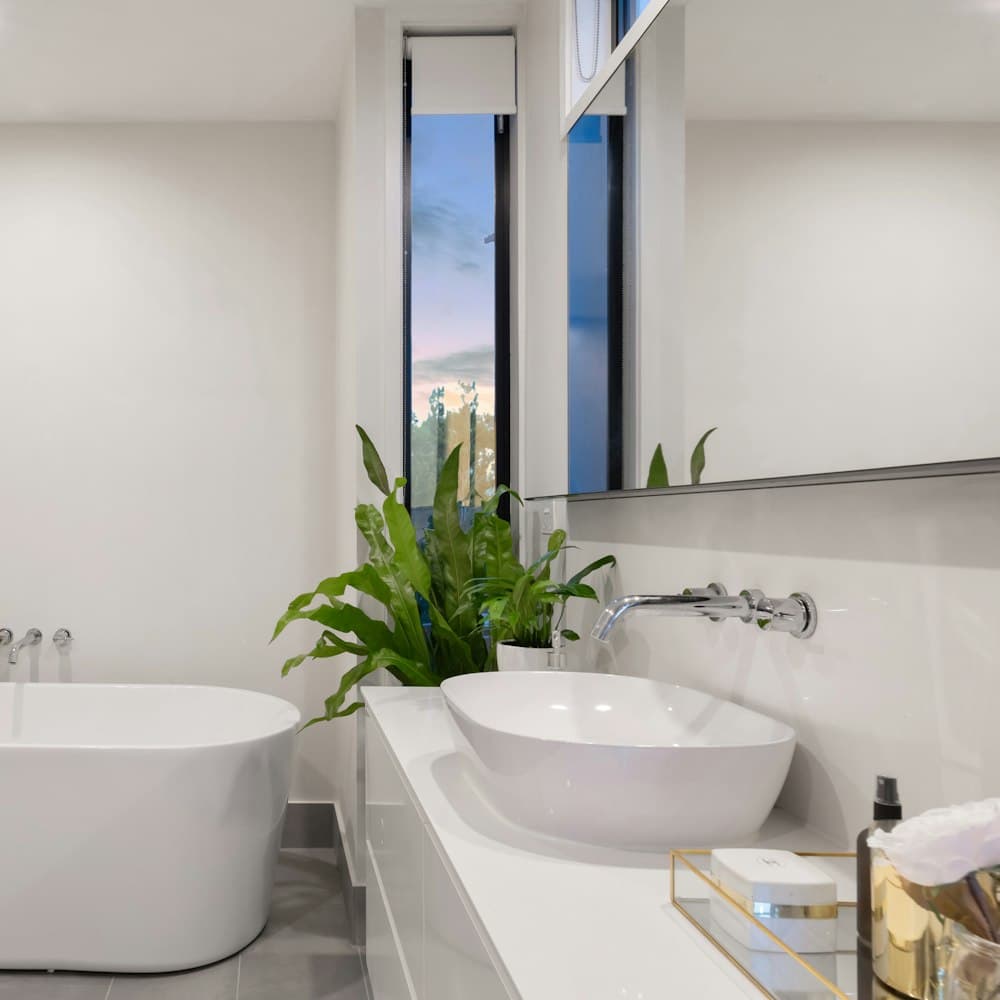 Finished bathroom renovation
